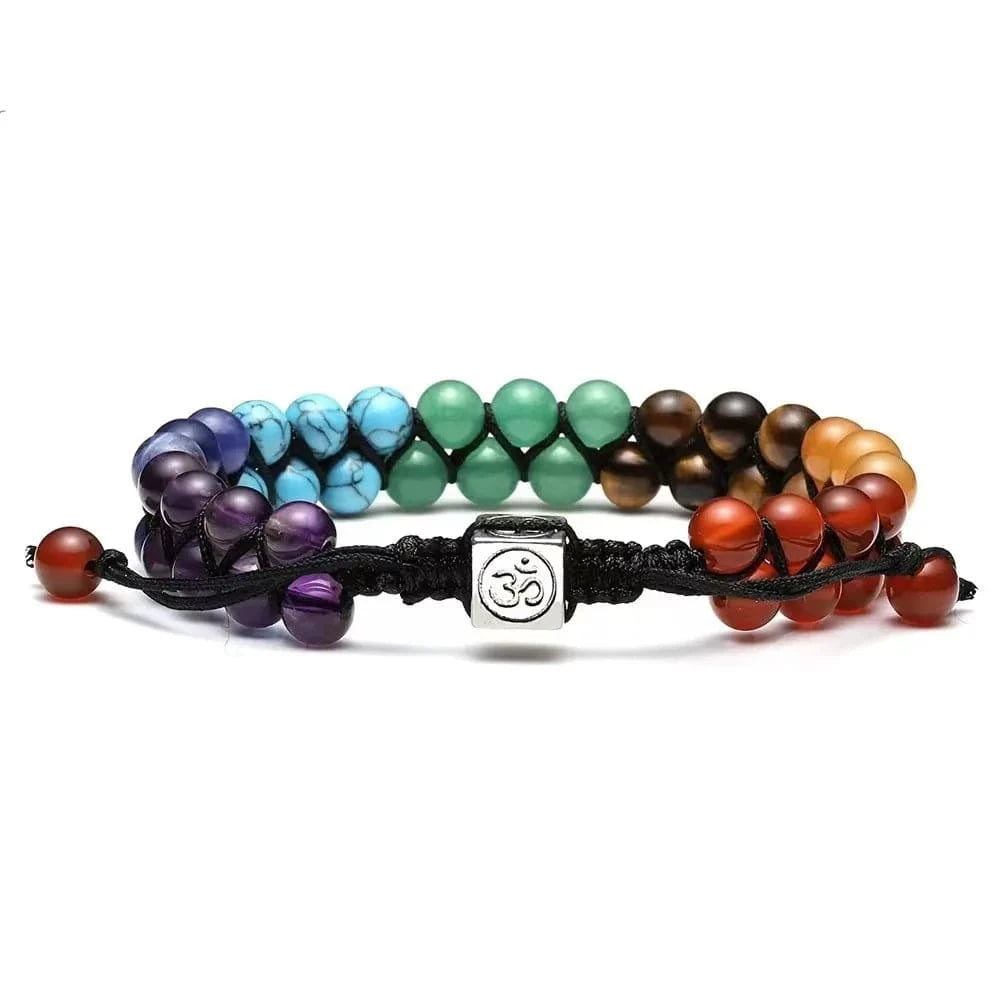 Bracelet 7 Chakras | Double Pierre | Zenyopi SMT023