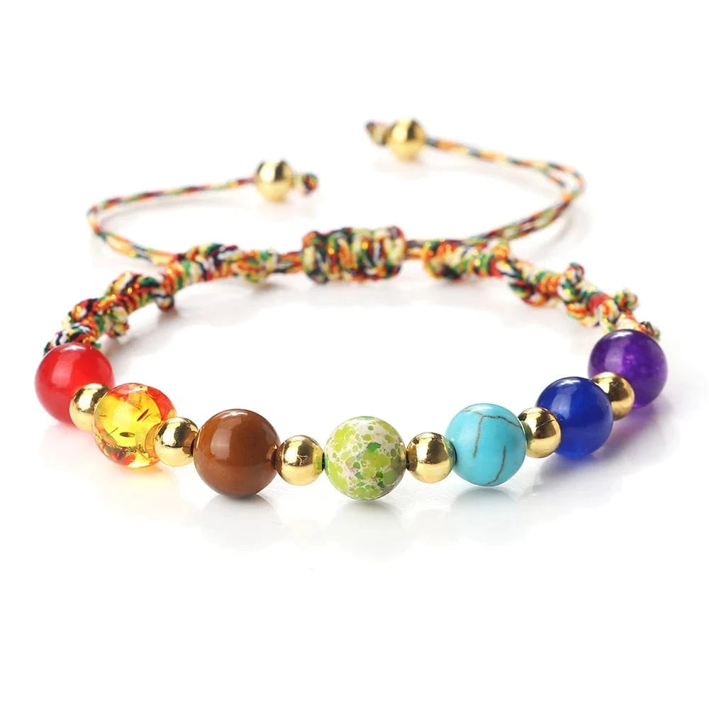 Bracelet 7 Chakras | Multi Reiki | Zenyopi 8mm Colorful