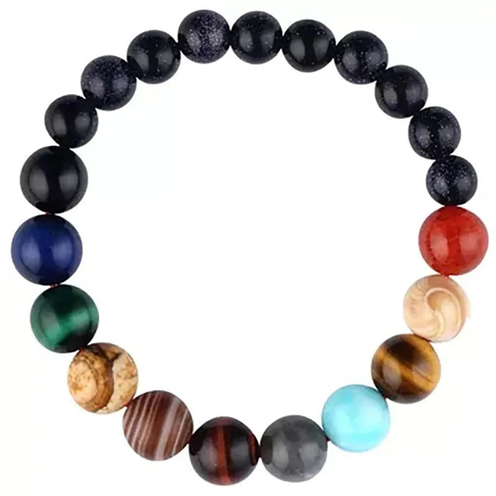 Bracelet 7 Chakras | Planete Homme | Zenyopi Men Style 8-10mm