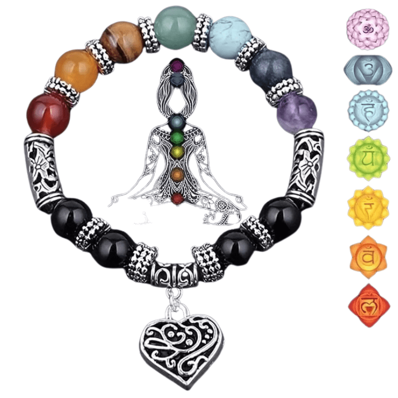 Bracelet 7 Chakras | Zen Pendant | Zenyopi 20cm
