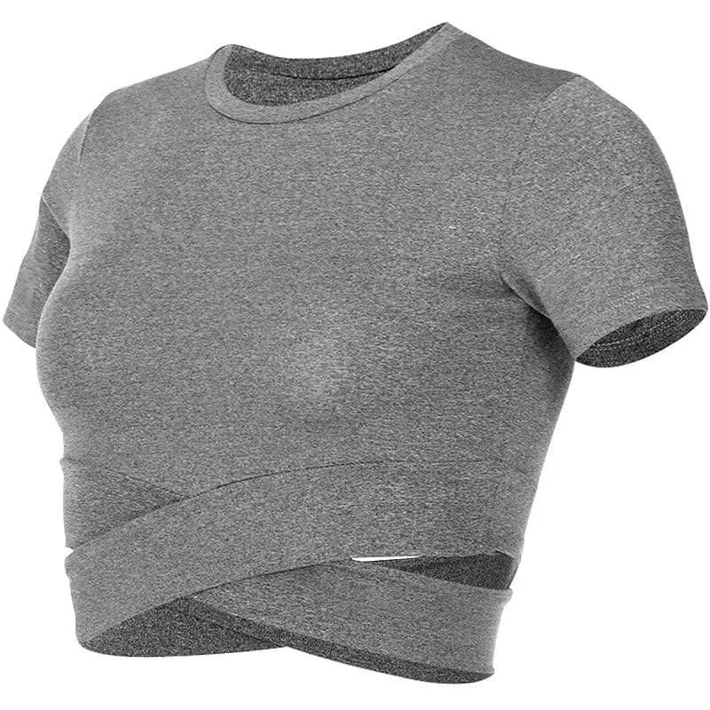 Brassiere Yoga | Top Entrecroisé grey / S