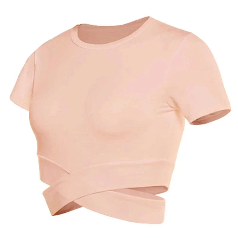 Brassiere Yoga | Top Entrecroisé pink / L