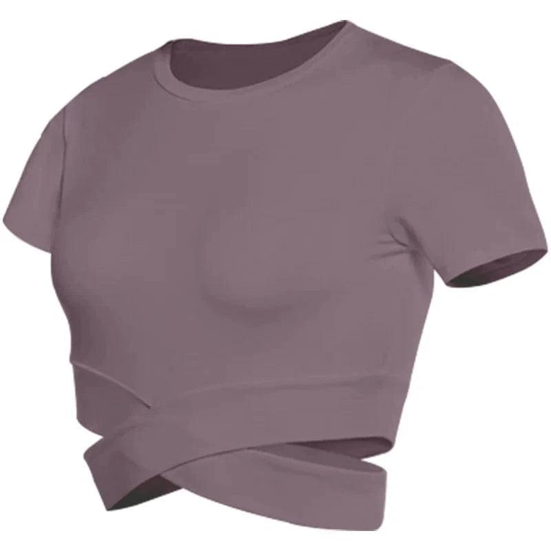 Brassiere Yoga | Top Entrecroisé purple / S