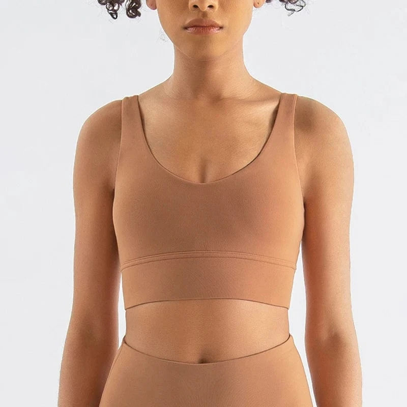 Brassiere Yoga | Top Slim Coffee / S