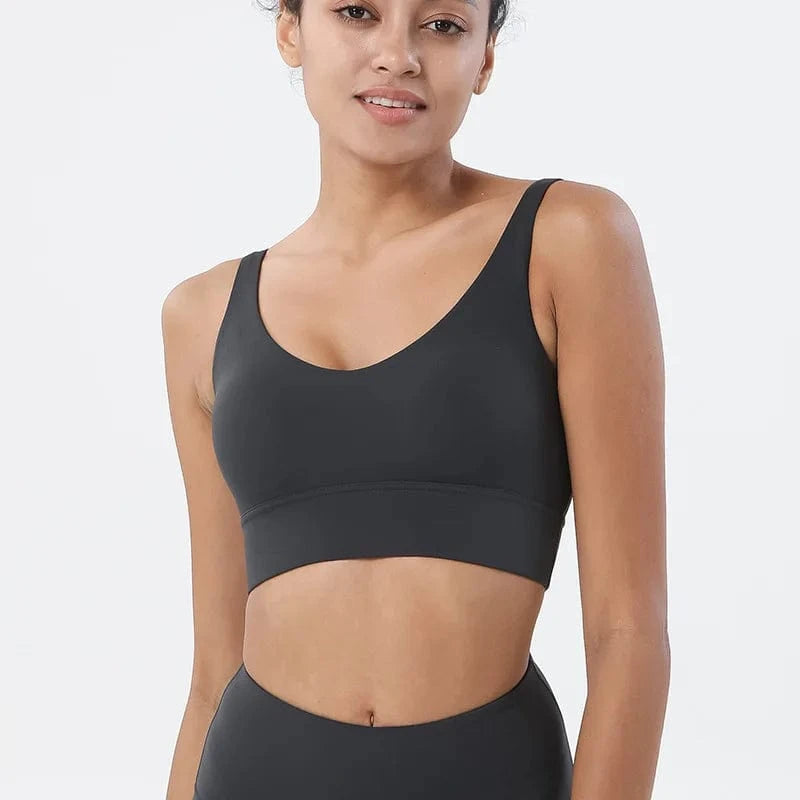 Brassiere Yoga | Top Slim Dark Gray / S