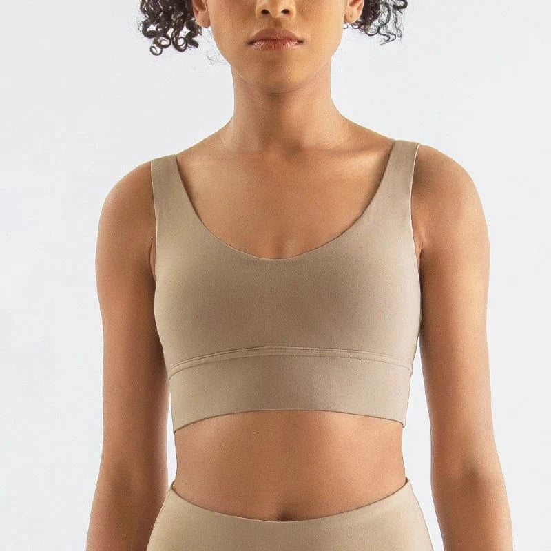 Brassiere Yoga | Top Slim Khaki / S