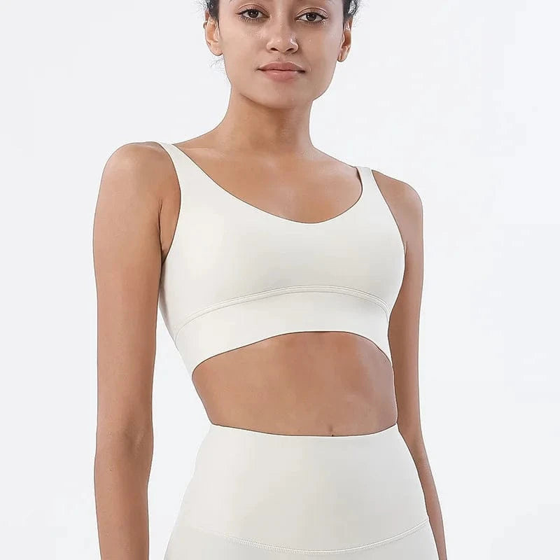 Brassiere Yoga | Top Slim Light Ivory / S