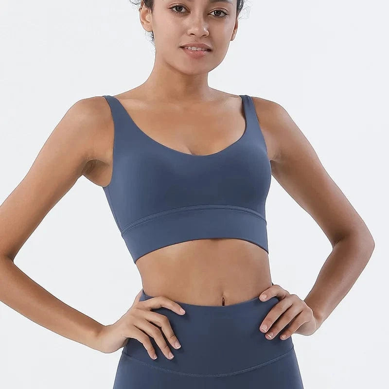 Brassiere Yoga | Top Slim Navy Blue / S
