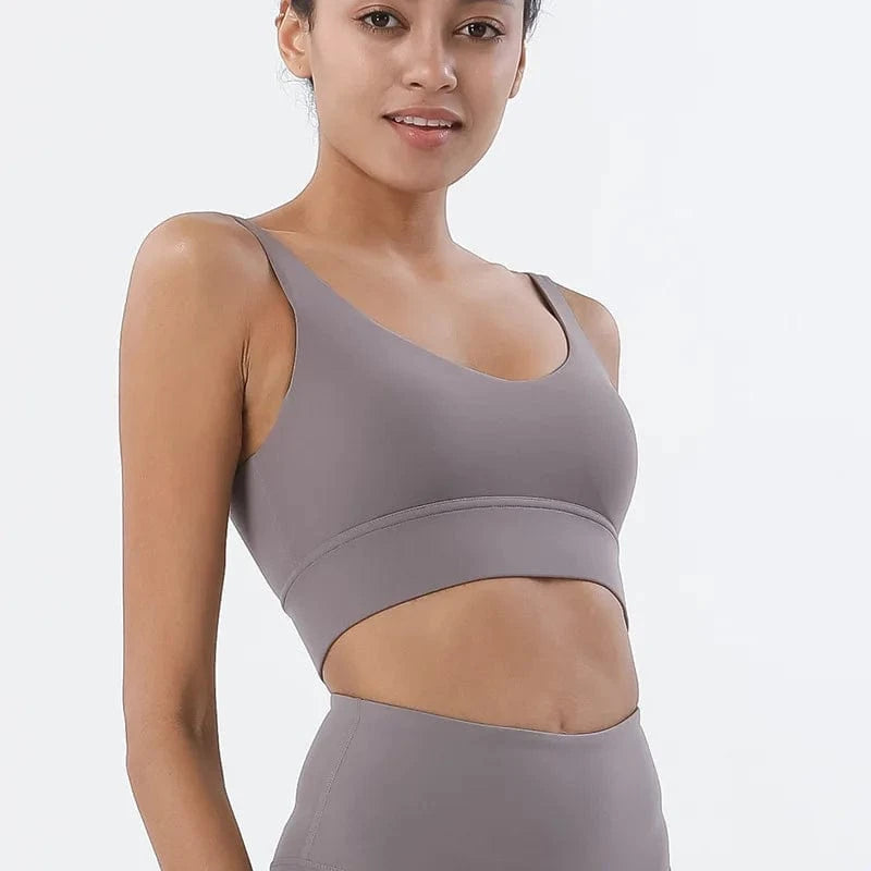 Brassiere Yoga | Top Slim Sea Rock / S