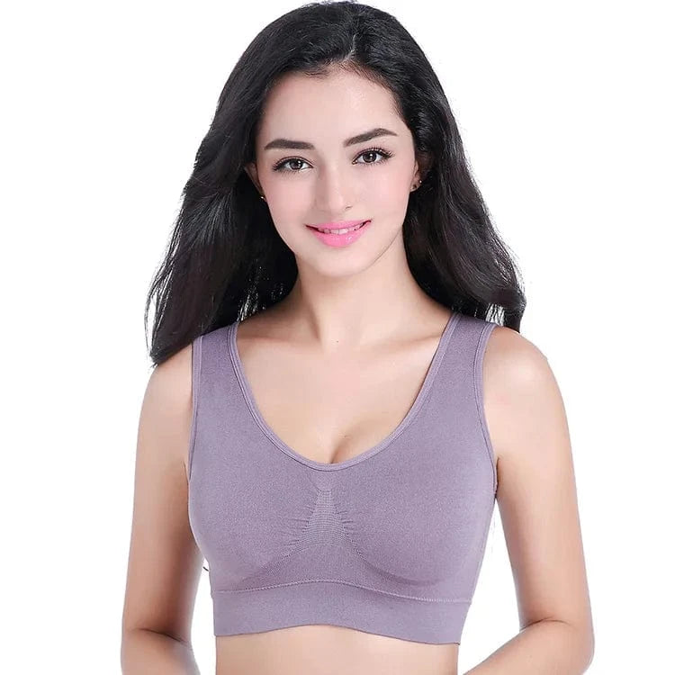 Brassiere Yoga | Zen Top Plus purple gray / 4XL