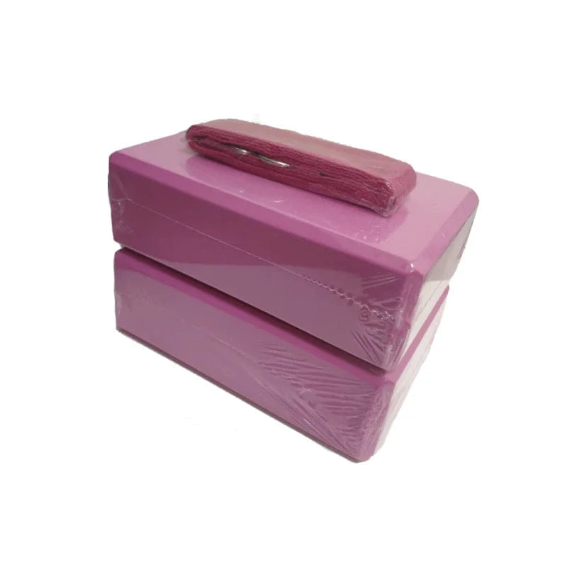 Brique Yoga | Block Kit 2PC Fushia