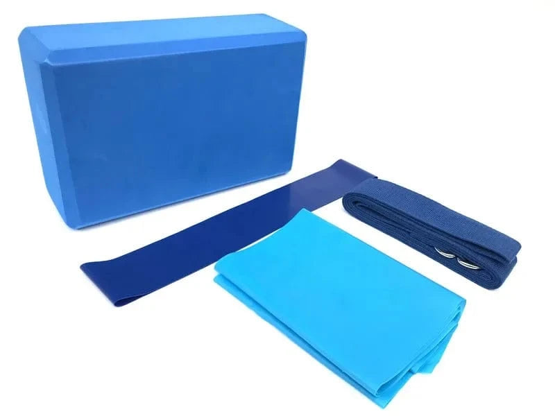 Brique Yoga | Kit 4pcs Color Bleu