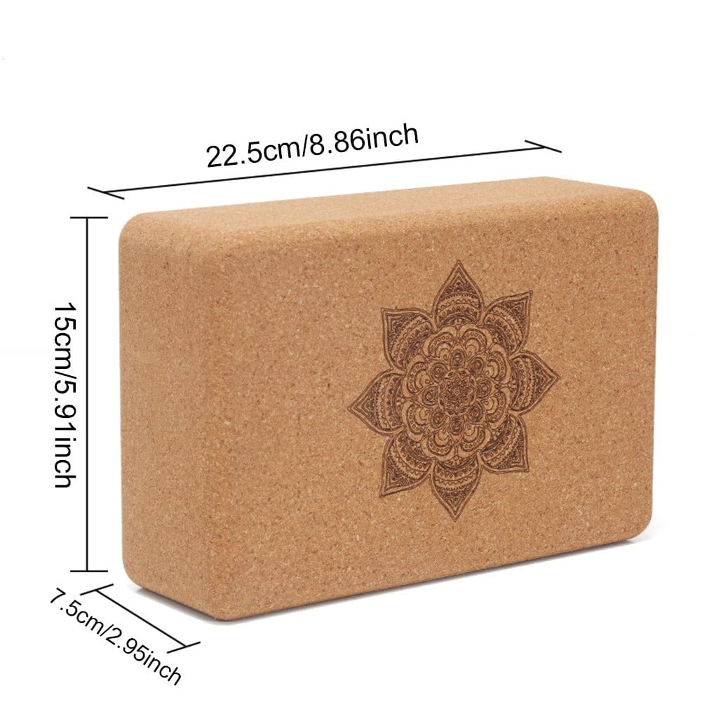 Brique yoga | Zen wood yoga Flower