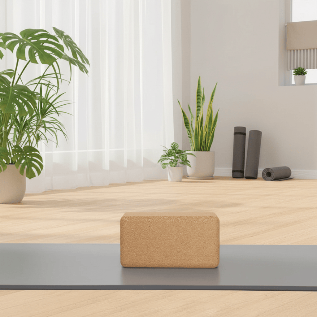 Brique yoga | Zen wood yoga : pour une stabilté parfaite. Flower