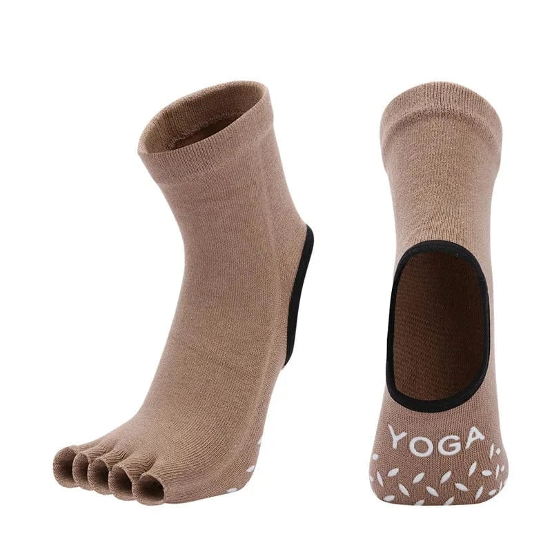 Chaussette pour Yoga | Liberty Beige / eur 35-42