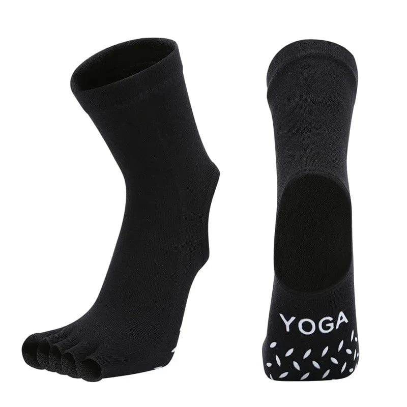 Chaussette pour Yoga | Liberty Black / eur 35-42