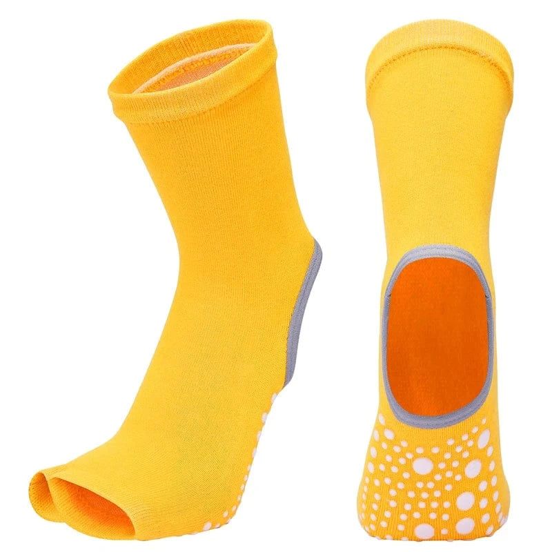 Chaussette pour Yoga | Liberty Color Orange / EU35-43 US 4.5-8.5