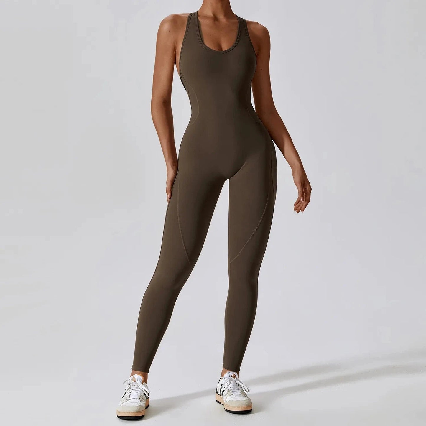 Combinaison Yoga | Complet Croix charred coffee / L