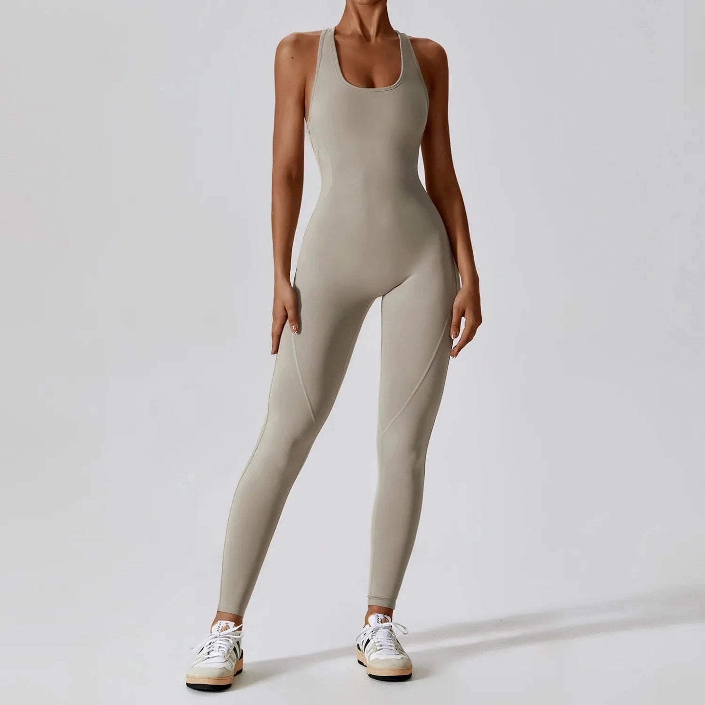 Combinaison Yoga | Complet Croix mocha brown / L