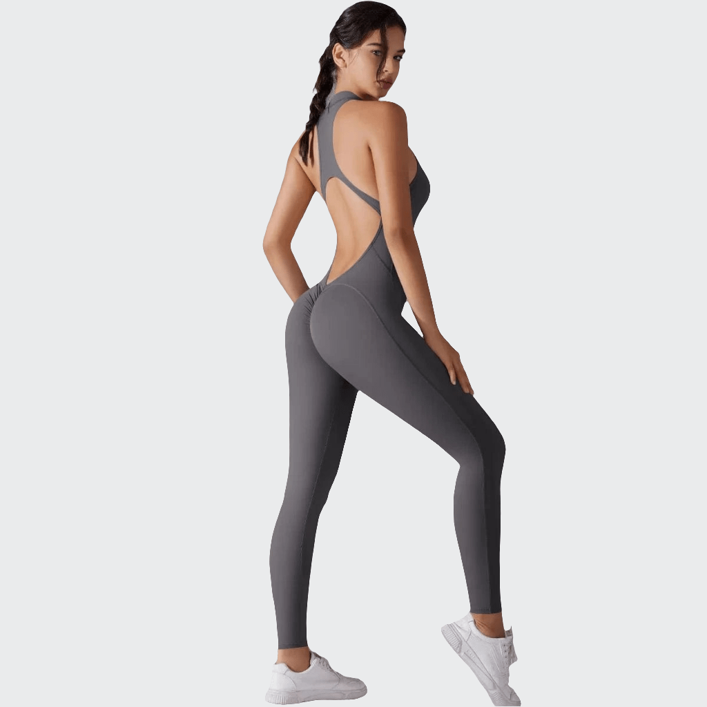 Combinaison yoga | Dos V Dark Grey / XL