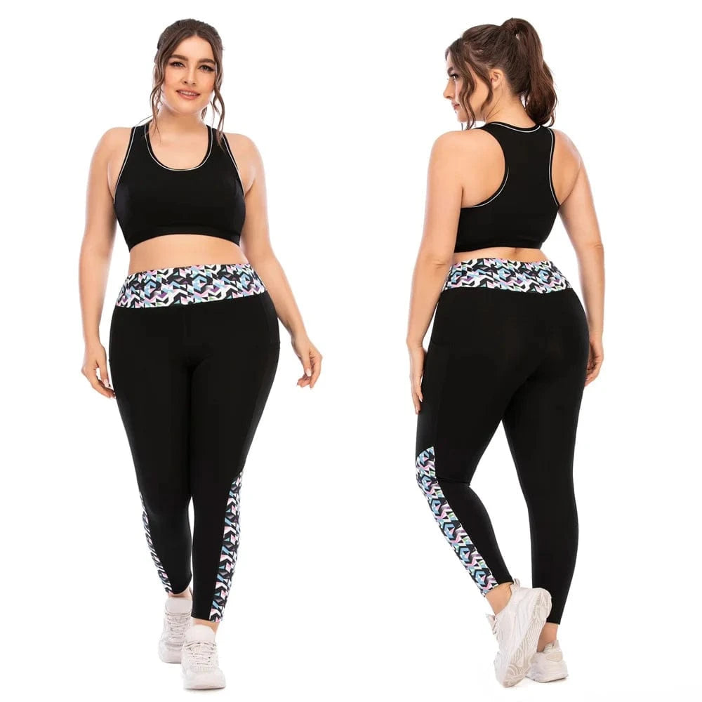 Combinaison Yoga | Plus Size Motif 12027 / XXL