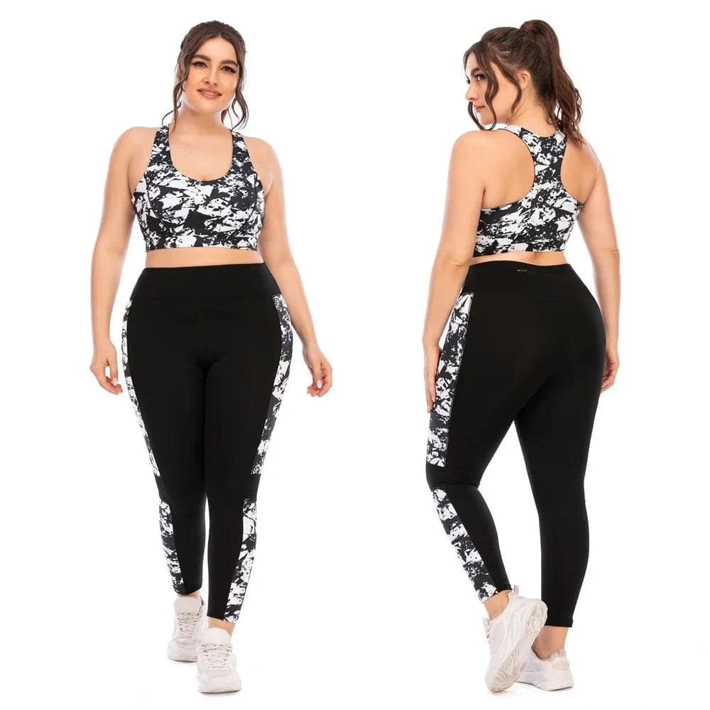 Combinaison Yoga | Plus Size Motif 12033 / XXL