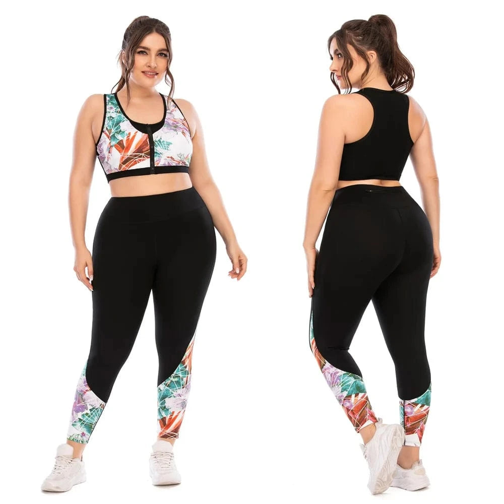 Combinaison Yoga | Plus Size Motif 12035 / XXL