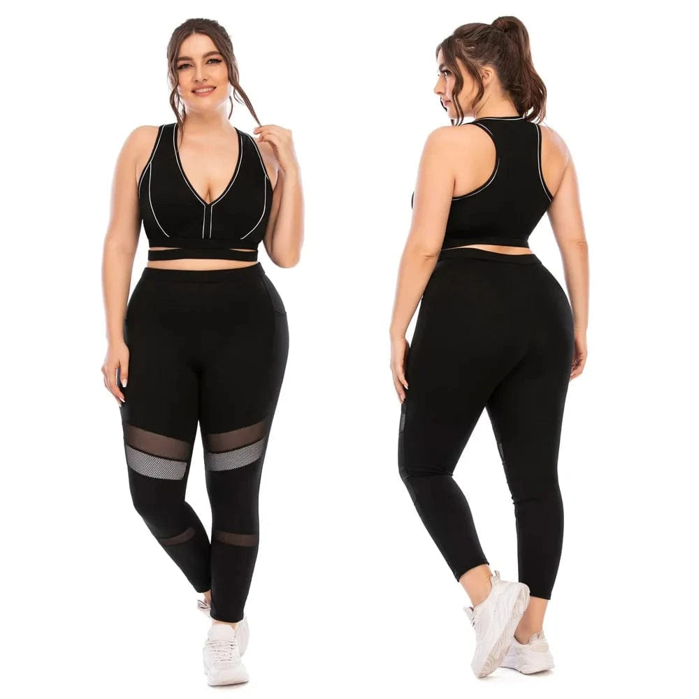 Combinaison Yoga | Plus Size Motif 12043 / XXL