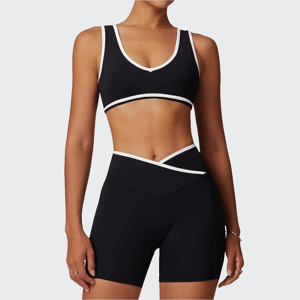 Combinaison yoga | Zen Brayoga 2PCS Premium Black 1 / L