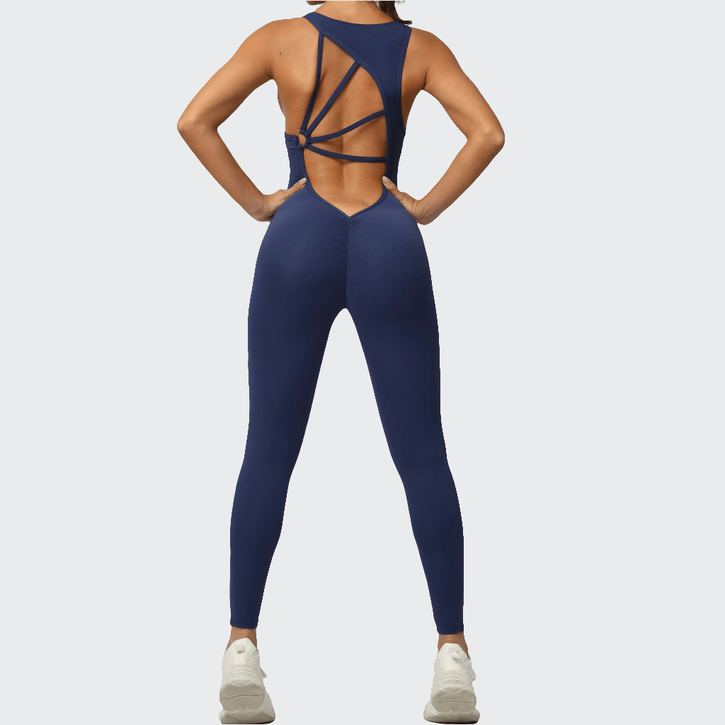 Combinaison Yoga | Zen Dos Design navy blue / L