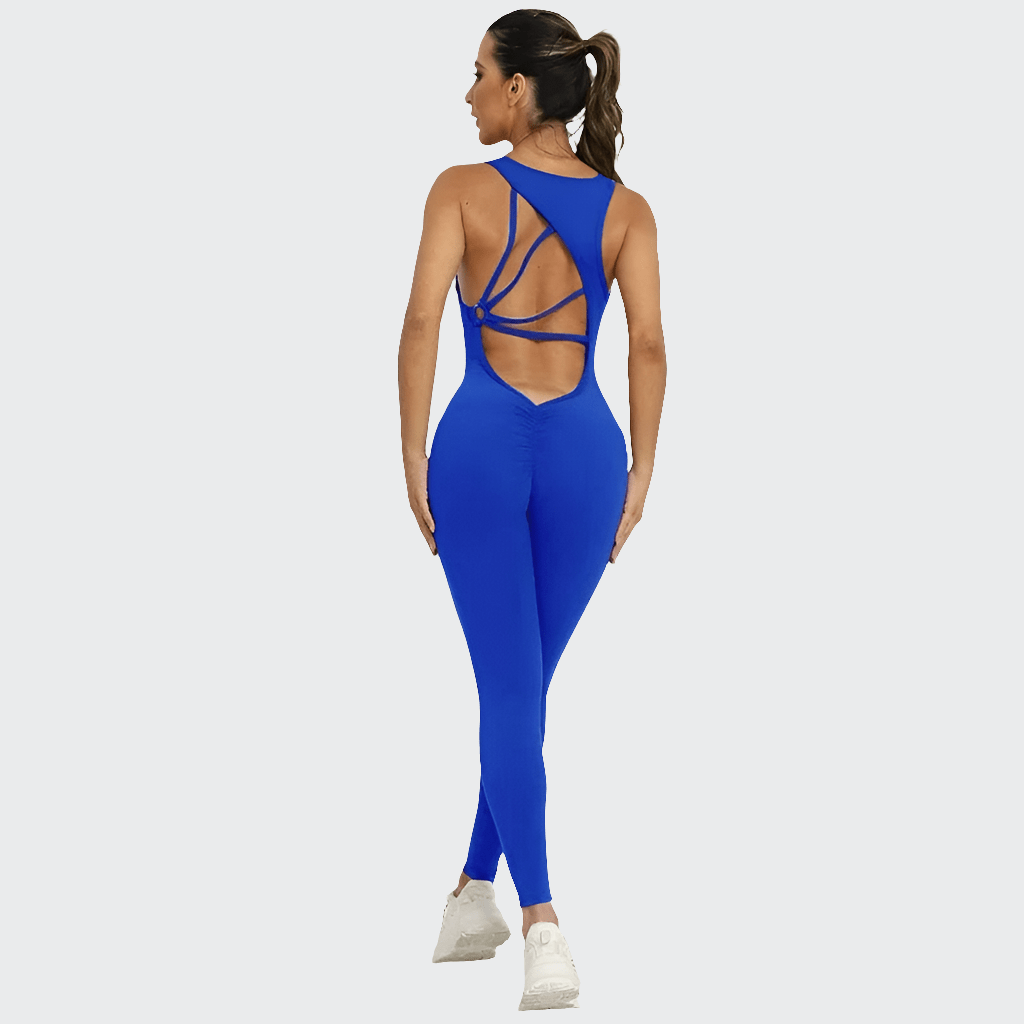 Combinaison Yoga | Zen Dos Design royal blue / L