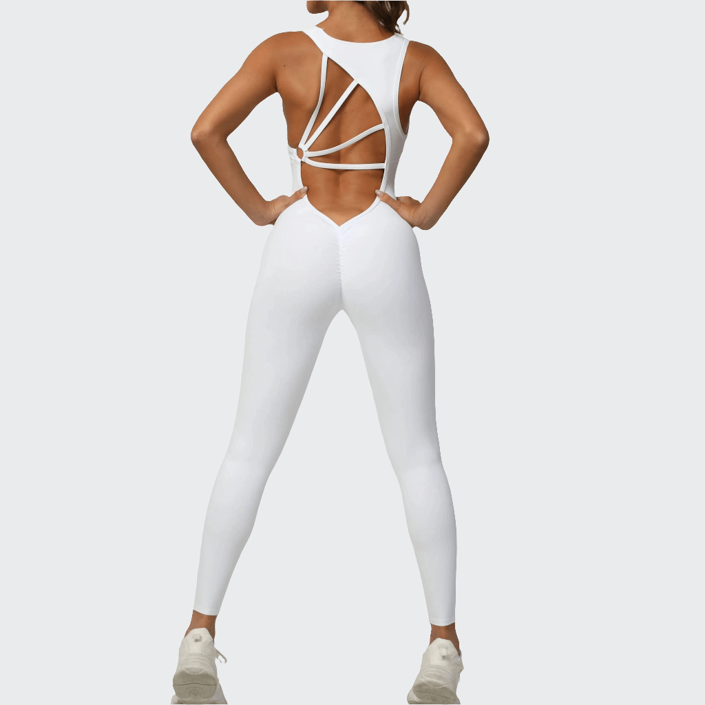 Combinaison Yoga | Zen Dos Design WHITE / L
