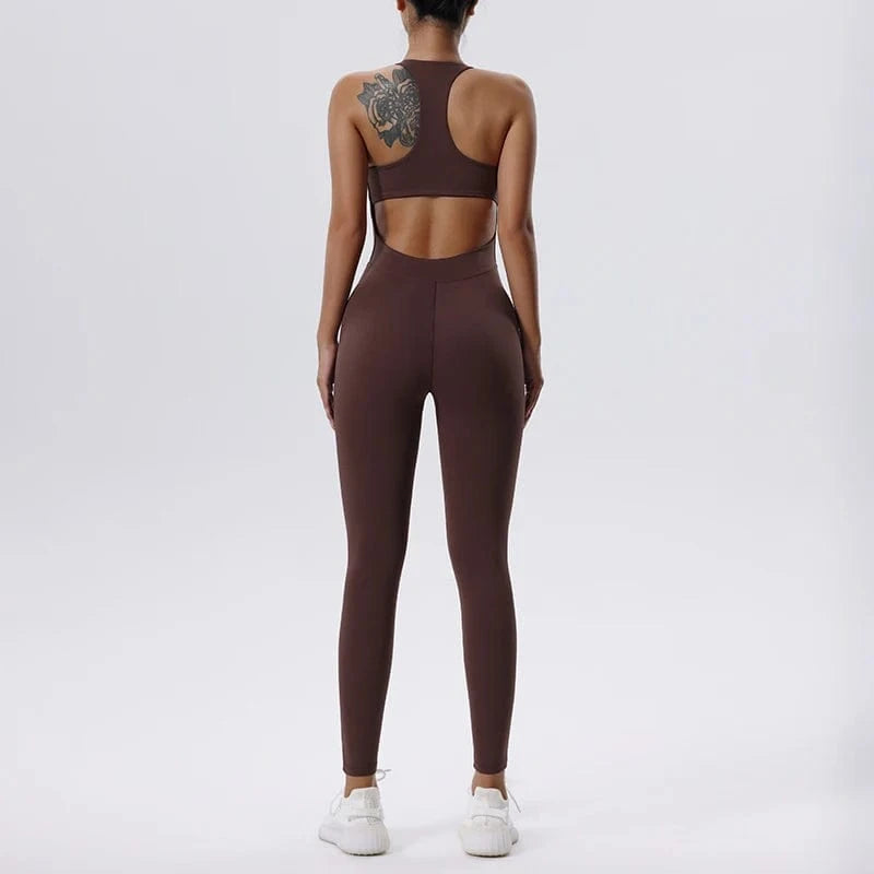 Combinaison yoga | Zen Lady coffee color / S
