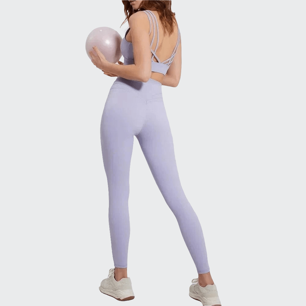 Combinaison yoga | Zen plus Size Fil violet set / XXXL