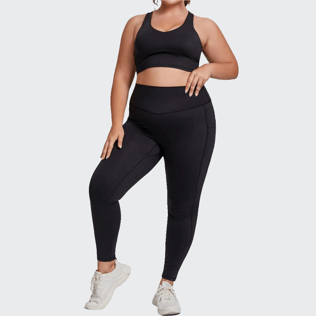 Combinaison yoga | Zen Plus Yoga 2pcs set - Black / XS