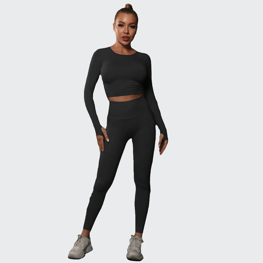 Combinaison yoga | Zen Push 2PCS Black / S