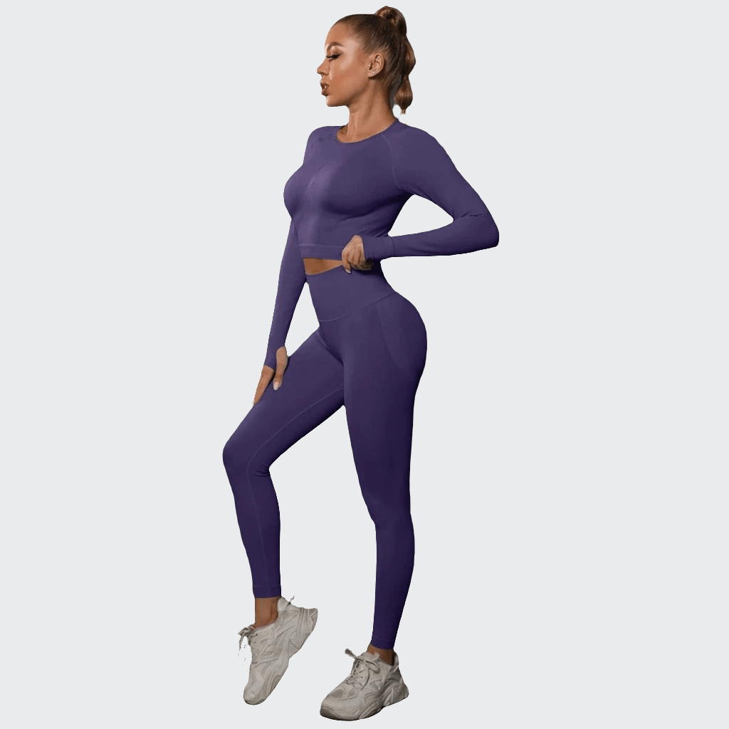 Combinaison yoga | Zen Push 2PCS Deep Purple / S