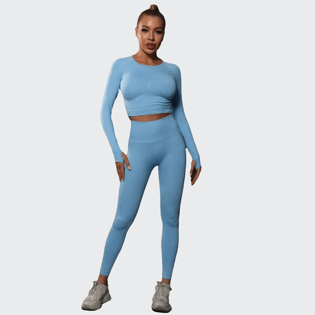 Combinaison yoga | Zen Push 2PCS Sky Blue / L