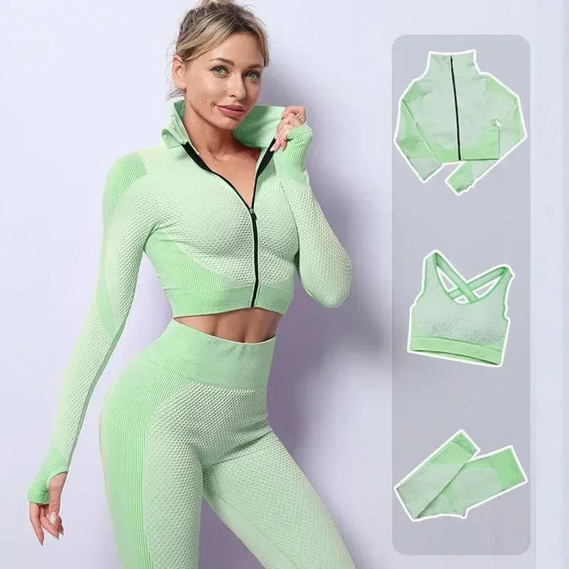 Combinaison Yoga | Zen Seamless 3PCS : confort optimal