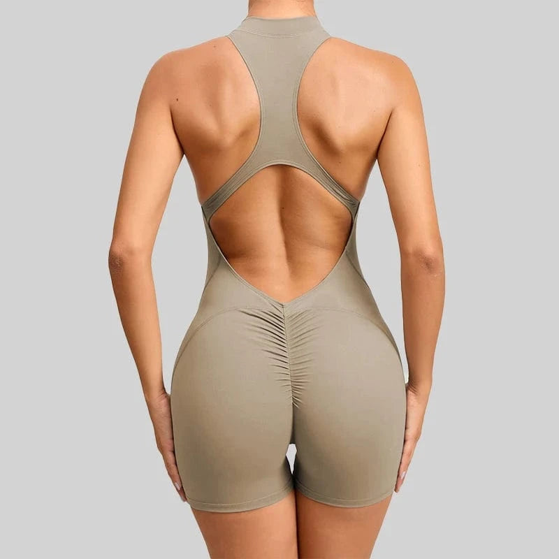 Combinaison yoga | Zen Summer DosV Brown / XL