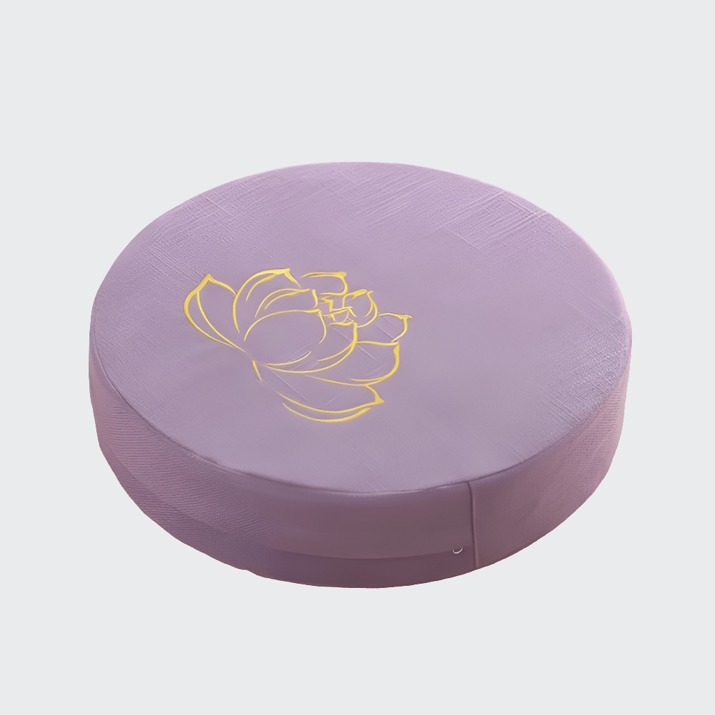 Coussin Yoga | Zen Mandala Purple embroidery1 / 40X6 CM