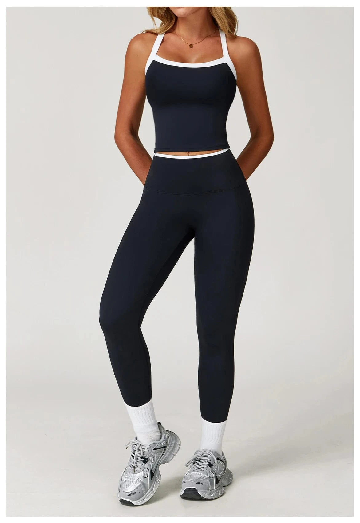 Ensemble Yoga Femme | Zen Bi-Color Leggin