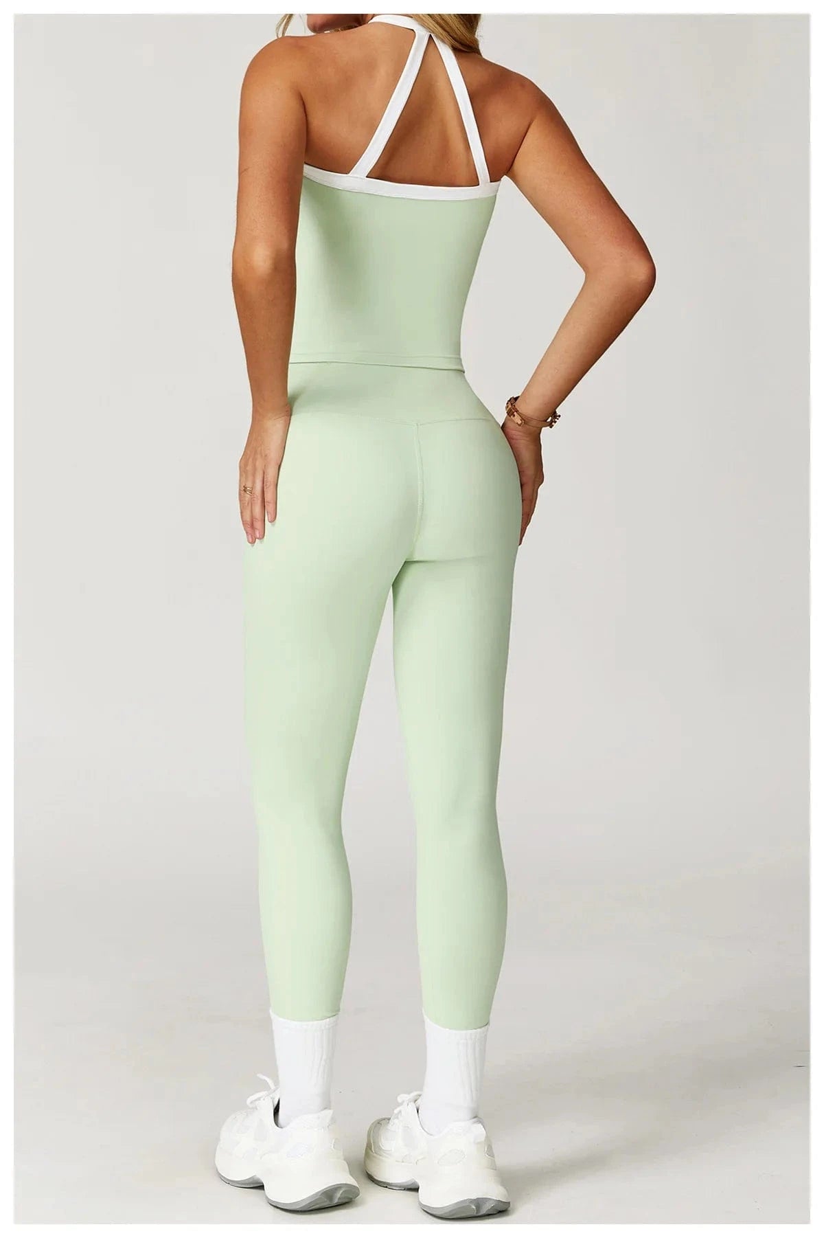 Ensemble Yoga Femme | Zen Bi-Color Leggin