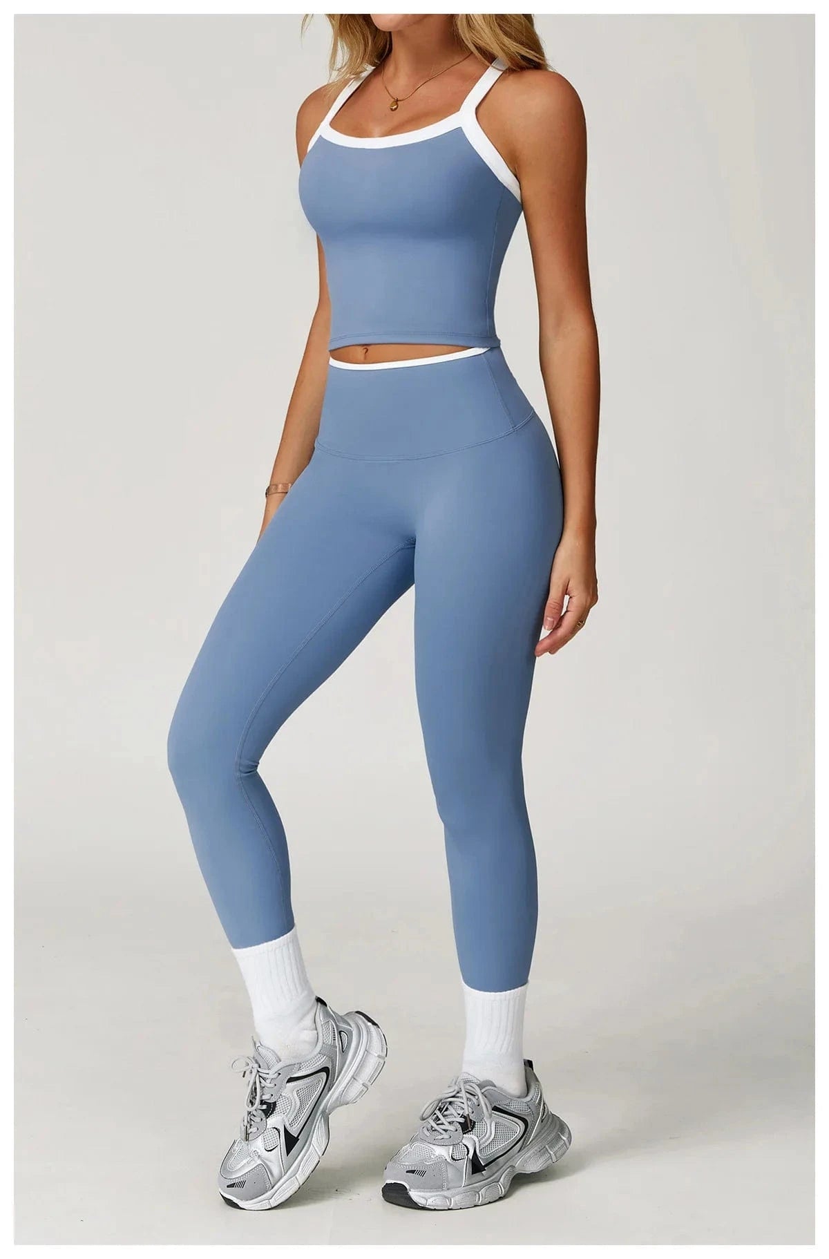 Ensemble Yoga Femme | Zen Bi-Color Leggin
