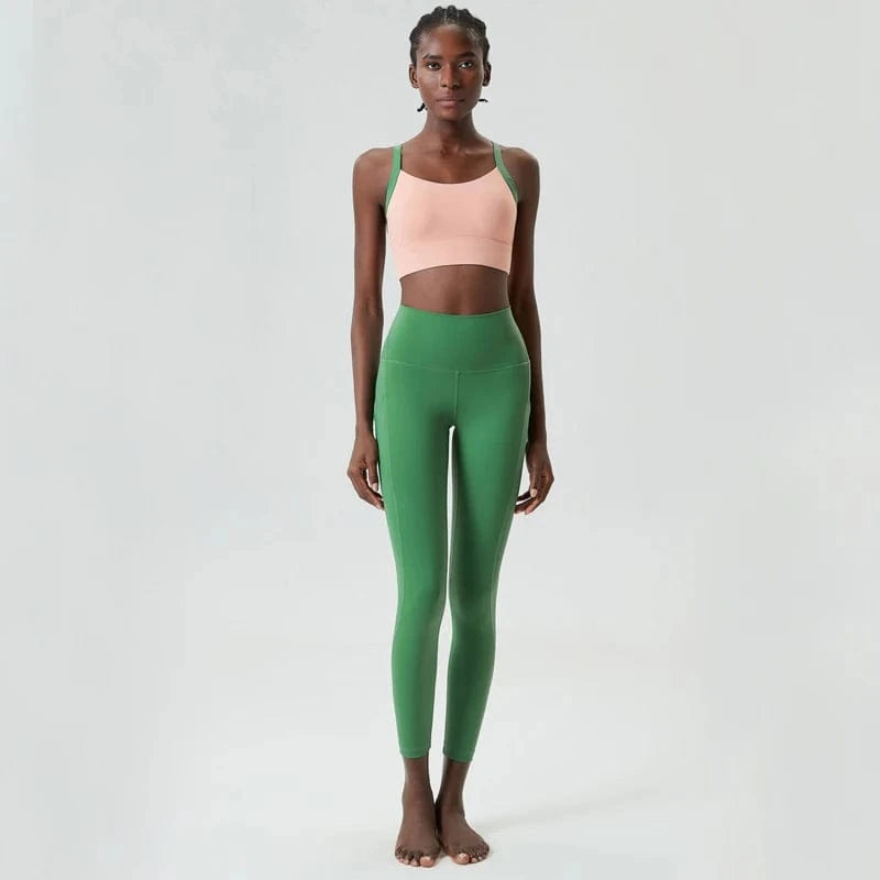 Ensemble Yoga Femme | Zen Double color Pink green / XL