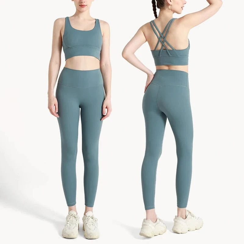 Ensemble Yoga Femme| Zen Full Color Forest Green / XL
