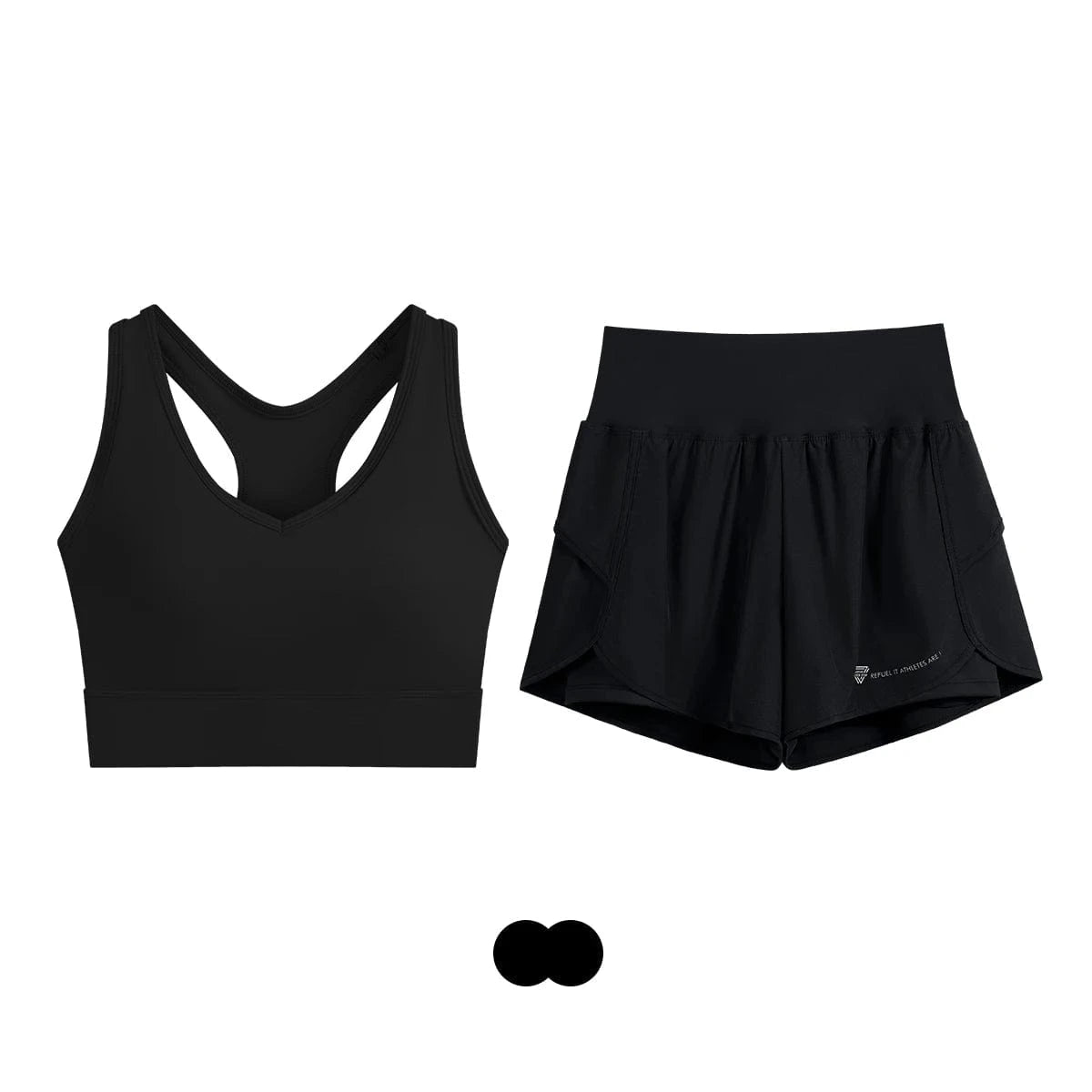 Ensemble Yoga Femme | Zen Premium Brassière : style et confort. Black Set / XXXL