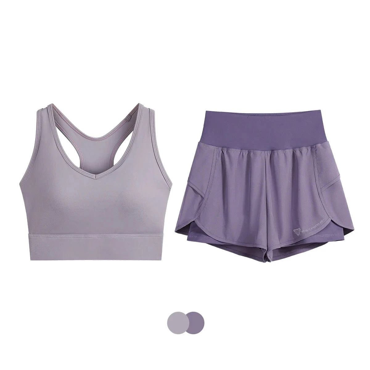 Ensemble Yoga Femme | Zen Premium Brassière : style et confort. Purple Set-2 / XXXL