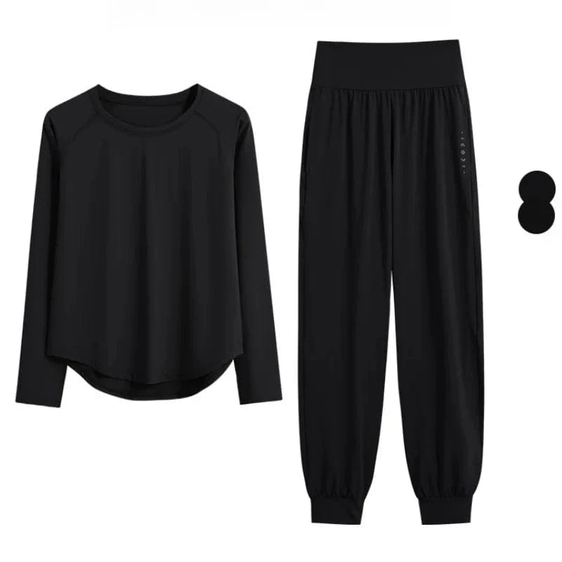 Ensemble Yoga Femme | Zen Premium Sport : style et confort assuré Black Set / XXL