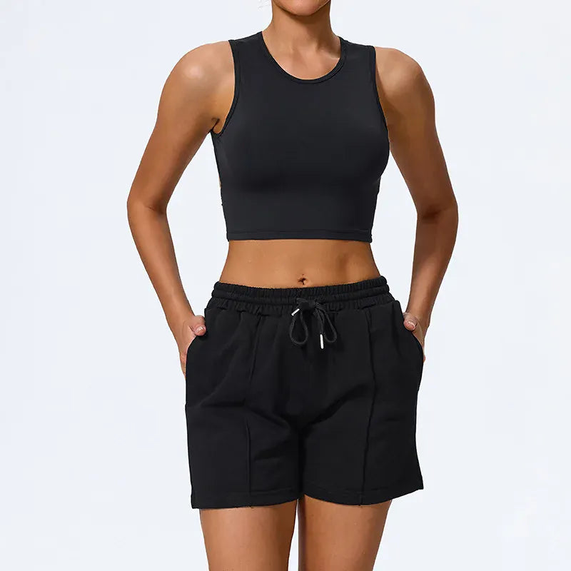 Ensemble Yoga Femme | Zen Short Bras : confortable et respirant black / XL